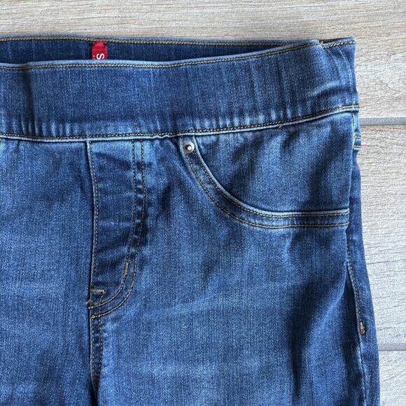Spanx Jeans Women's Size Small Distressed Pull On Skinny Ankle Denim 20203R - Picture 4 of 16